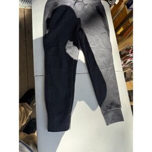 American Eagle Men's Fleece Jogger Pants with Zipper Pockets, Dark Gray Size M